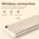 DAREU Z82 Mechanical Keybaord Tri-mode Wireless Bluetooth5.0 and Wired Linear Switch Gasket Structure for PC Tablet Phone Laptop