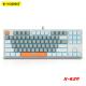 EYOOSO K620 USB Mechanical Gaming Keyboard Red Switch 87 Key Backlit