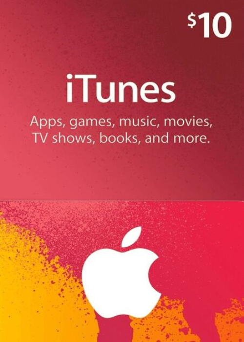 Official Apple iTunes Gift 10 USD Apple iTunes Gift 10 USD