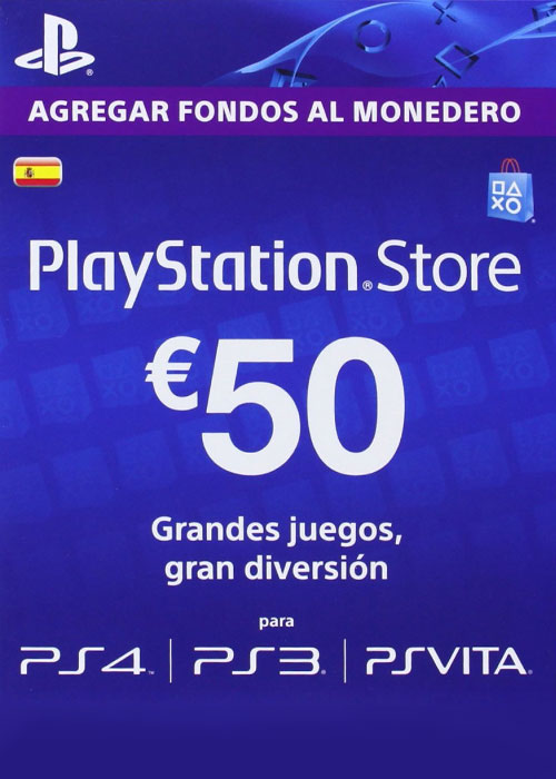 Official Play Station Network 50 EUR ES/SPAIN Play Station Network 50 EUR ES/SPAIN