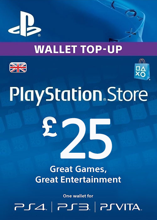 Official Play Station Network 25 GBP UK Play Station Network 25 GBP UK