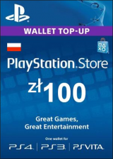 CDKeysales.com, Play Station Network 100 PLN PL Official Play Station Network 100 PLN PL