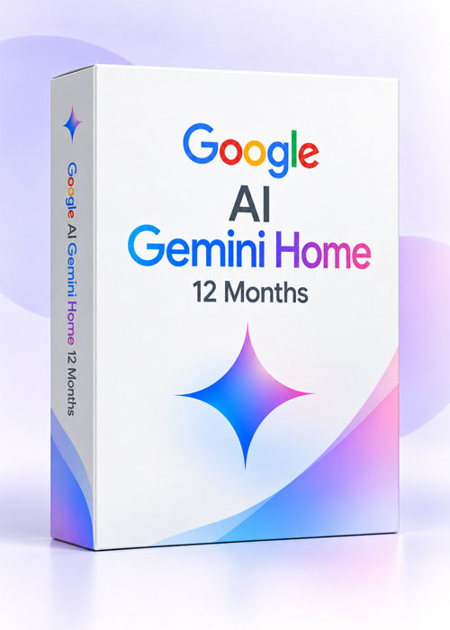 cdkeysales, Google AI Gemini Home 12 Months (Family Share)