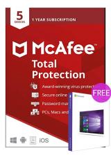 CDKeysales.com, Mcafee Total Protection 5 Devices 1 Year Global(windows 10 pro oem free) Official Mcafee Total Protection 5 Devices 1 Year Global(windows 10 pro oem free)